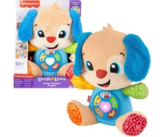 Fisher Price Interaktyvus talismanas šuniukas moksleivis (lenk./angl./cz/sl./hu)