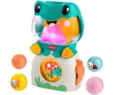 Mattel Fisher Price Interaktywna Podświetlana Muzyczna Żabka su piłeczkami światło dźwięk