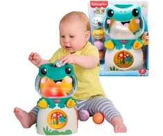 Mattel Fisher Price Interaktywna Podświetlana Muzyczna Żabka su piłeczkami światło dźwięk