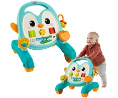Mattel FISHER-PRICE 2 in 1 muzikinė pingvino vaikštynė (JHF74)