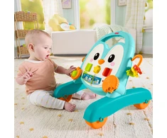 Mattel FISHER-PRICE 2 in 1 muzikinė pingvino vaikštynė (JHF74)