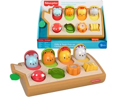 Fisher Price Wyskakujące zwierzątka Zabawka zręcznościowa kūdikiams