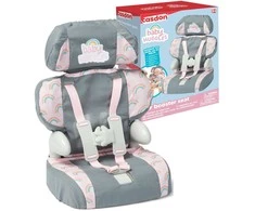 Casdon Baby Huggles Automobilinė kėdutė lėlei, pilkos spalvos