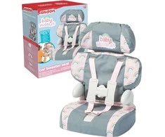 Casdon Baby Huggles Automobilinė kėdutė lėlei, pilkos spalvos