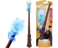 Harry Potter Hario Poterio stebuklinga lazdelė Patronus su mygtuku Lumos lazdelės šviesa 20 cm