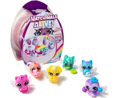 Spin Master Hatchimals gyvas! Rainbow Hatchery rinkinys iš 6 figūrėlių kiaušiniuose + priedai