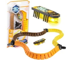 Hexbots Hexbug Nano Flash tarakonų robotas, geltonas vabzdžių ir takelių rinkinys pradedantiesiems