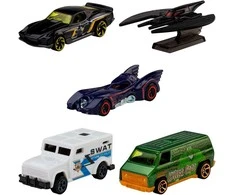 Mattel „Hot Wheels DC Comics“ figūrėlė, 5 vnt., Betmenas, 7 cm