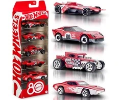 HOT WHEELS penkių automodeliukų rinkinys Mattel 80 (JGK08)