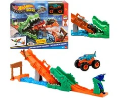 Mattel HOT WHEELS MONSTER TRUCKS rinkinys – Krokodilo iššūkis (JJN45)