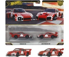 Mattel HOT WHEELS PREMIUM dviejų Porsche 935 rinkinys THEN&amp;NOW (JHW51)