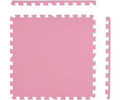 Dėlionė Humbi Foam Mat Foam Puzzle 9 vnt. rožinis grafito pilkas 180 x 180 x 1 cm
