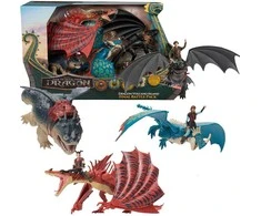 Kaip prisijaukinti slibiną Drakono ir figūrėlės rinkinys Kaip prisijaukinti Dragon 7 dalys Dragon Vulkano sala