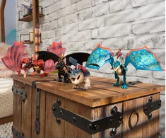 Kaip prisijaukinti slibiną Drakono ir figūrėlės rinkinys Kaip prisijaukinti Dragon 7 dalys Dragon Vulkano sala