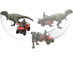 Jurassic World Dinozaur i Važiuoklė Terenowy su Chwytakiem Rinkinys su Figurkami