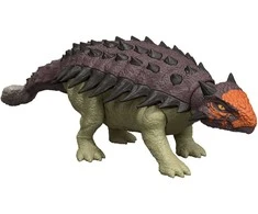 Mattel WORLD Juros periodo pasaulio atgimimo ankilozauro dinozauro figūrėlė 24 cm garsas