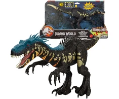Mattel Juros periodo pasaulio perkurta didelė interaktyvi indoraptoriaus dinozauro figūrėlė, 35 cm