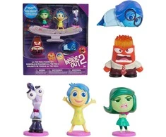 justplay „Just Play Inside Out 2“ „Inside Out 2“ 5 figūrėlių rinkinys. Visi jausmai, visos emocijos, džiaugsmas, liūdesys, pyktis, baimė, pasibjaurėjimas. „Disney Pixar“.
