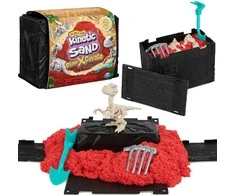 Kinetic Sand Excavation Dino XCavate Paieškos rinkinys Skeleton Dinosaur Kinetic Sand + priedai