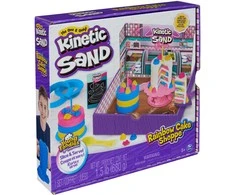 Spin Master Kinetic Sand Kinetic Sand Rainbow Cake Shoppe Rinkinys Konditerijos pyragai Tortai + priedai