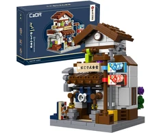 CaDA kaladės Pastatas Mini japoniškas restoranas 313 elementų C66072W