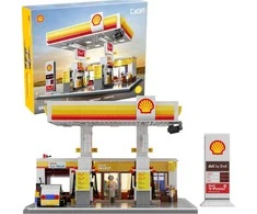 Klocki Konstrukcyjne CaDA Budynek Stacja Paliw Shell 1309 dalys C66026W