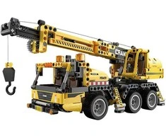 CADA statybiniai blokai Crane CRANE 658 el. DIDELIS statybinis automobilis 37 cm