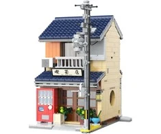 CADA Kaladėlės Japoniškas arbatos namelis 1120 dalių su LED