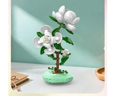Klocki Konstrukcyjne CaDA komplektas Kwiaty Kamelia w doniczce 23 cm C59029W 301 dalys