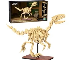 CaDA dinozaurų fosilijų dinozauro skeleto rinkinys: Velociraptor 256 dalys