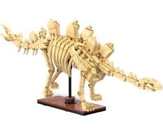 CaDA dinozaurų fosilijų dinozauro skeleto rinkinys: stegozauras, 297 dalys