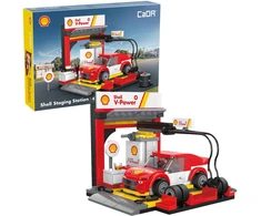 Klocki Konstrukcyjne Cada Konstrukcja Shell Stacja Rozładunkowa 237 dalys C66035W