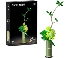 Konstruktoriaus kaladėlės CaDA Gėlės, gėlių rinkinys Calm Harmony 45,8 cm C59035W 299 elementai