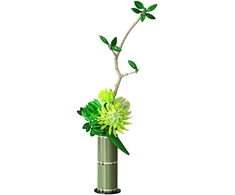 Konstruktoriaus kaladėlės CaDA Gėlės, gėlių rinkinys Calm Harmony 45,8 cm C59035W 299 elementai