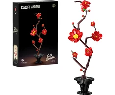Konstruktoriaus kaladėlės CaDA Gėlės gėlių rinkinys Silk Blossom 40 cm C59034W 305 elementai