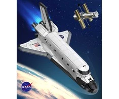 „CaDA Master NASA“ konstruktoriaus kaladėlės, erdvėlaivio „Discovery Space Shuttle“ modelis, 1827 detalės