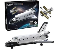 „CaDA Master NASA“ konstruktoriaus kaladėlės, erdvėlaivio „Discovery Space Shuttle“ modelis, 1827 detalės