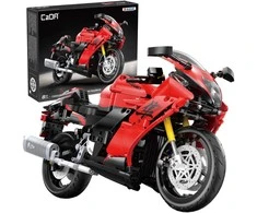 Klocki konstrukcyjne CaDA Motor Suzuki Hayabusa Motocykl Važiuoklė 1043 elementy