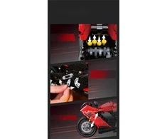 Klocki konstrukcyjne CaDA Motor Suzuki Hayabusa Motocykl Važiuoklė 1043 elementy