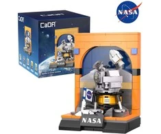 CADA STRUKTŪRINIAI BLOKAI NASA APOLLO PARODA 11 MĖNULIO MODULIS 206 ELEMENTAI