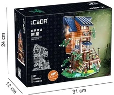 CADA C66004W Four Seasons Tree House statybiniai blokeliai 1155 vnt. LED