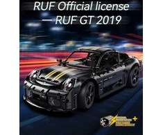 CADA plytos SPORTAS AUTOMOBILIS RUF GT 1:10 Juodas Auto 1655 EL C63006W