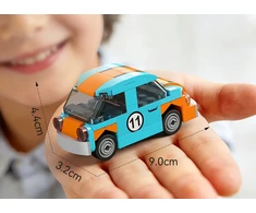 CaDA statybiniai blokeliai „Iron Beetle Car“ 70 dienų