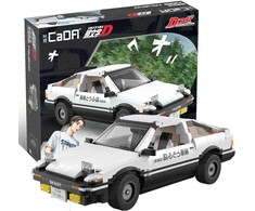 Klocki konstrukcyjne CaDA Samochód Lentyninė mašinėlė Initial-D AE86 Toyota Trueno 1324 elementy