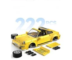 CaDA Statybiniai blokai Nuotoliniu būdu valdomas miesto automobilis RUF CTR 2017 222 vnt.