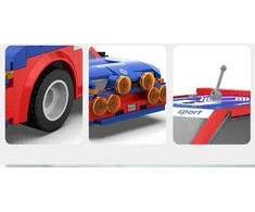 CADA BLOKAI RENAULT 5 MAXI TURBO 1:20 WRC RC AUTOMOBILIAI SPORTINIS AUTOMOBILIS 282 EL.