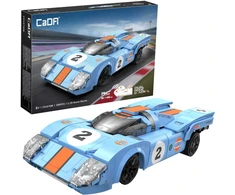 CaDA Building Blocks nuotoliniu būdu valdomas automobilis sportinis automobilis 21,7 cm 1:20 Azure Storm 266 dalys RC Dual Mode C51076W