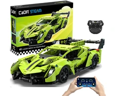 Klocki konstrukcyjne CaDA Samochód zdalnie sterowany Auto Sportowe 21 cm 1:14 Phantom Ghost 416 dalys RC Dual Mode