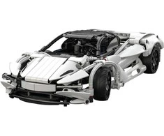 CaDA Building Blocks nuotoliniu būdu valdomas automobilis sportinis automobilis Raudona 30 cm Storming sportinis automobilis Važiuoklė 402 Elements RC Dual Mode