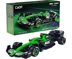CaDA konstruktoriaus kaladėlės lenktyniniam automobiliui „Kick Sauber F1 Team C45 2025“, 348 detalės